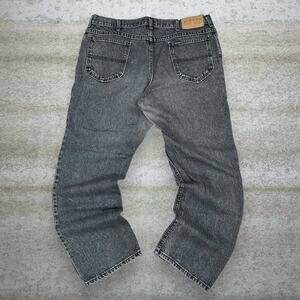 Vintage 90s Riders Jeans 38x30 Regular Straight Leg Fit Grey Wash Union Made